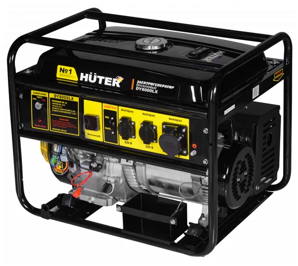 Бензиновый генератор HUTER DY8000LX