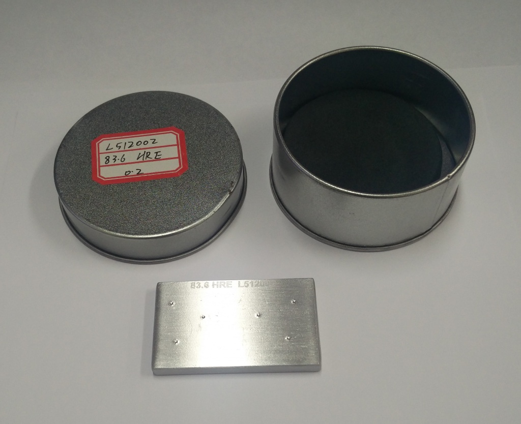 Мера твёрдости Роквелла эталонная HRE - 15