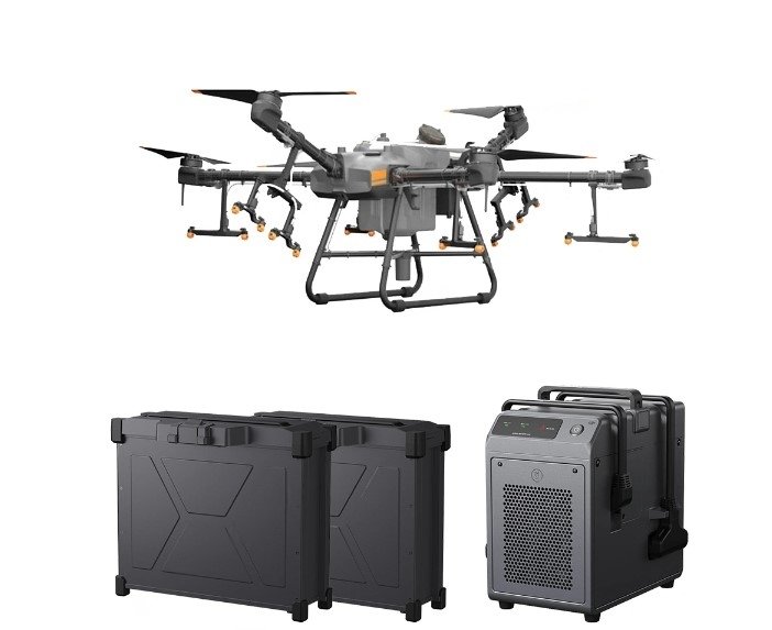 Комплект квадрокоптер DJI Agras T30 + 2 АКБ + ЗУ