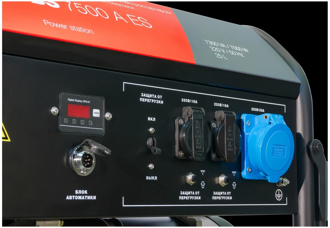 Бензиновый генератор FUBAG BS 7500 A ES - 4