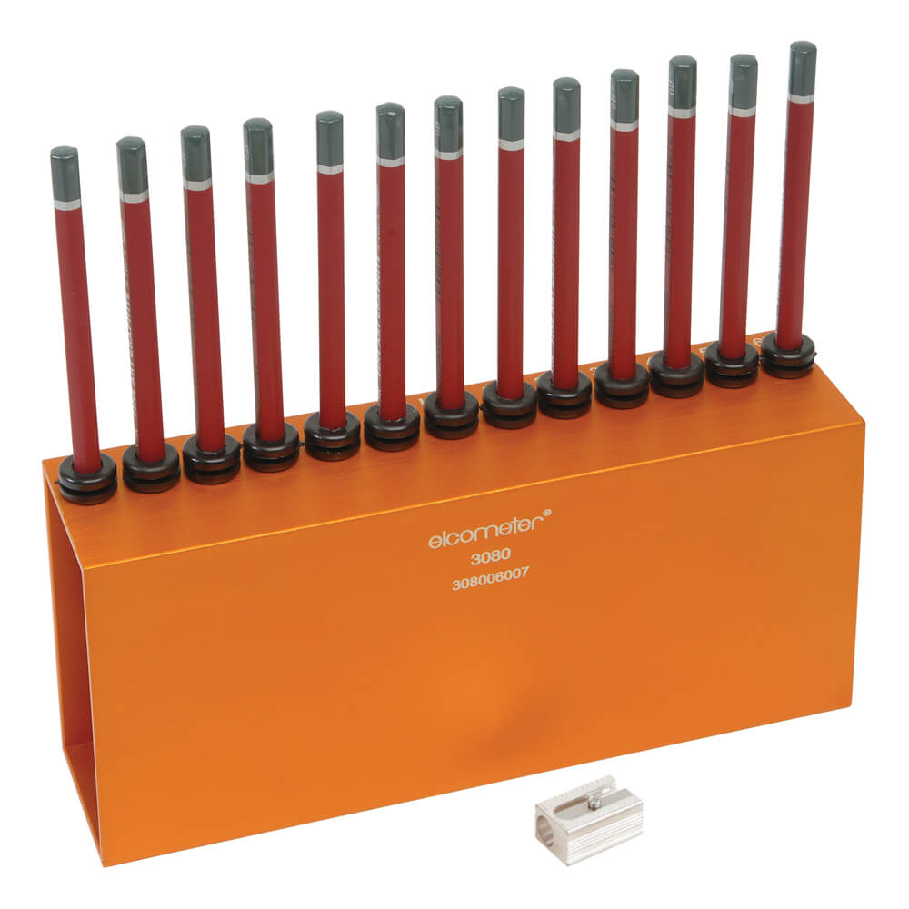 Elcometer 3080 карандаши на штативе для оценки твёрдости покрытий
