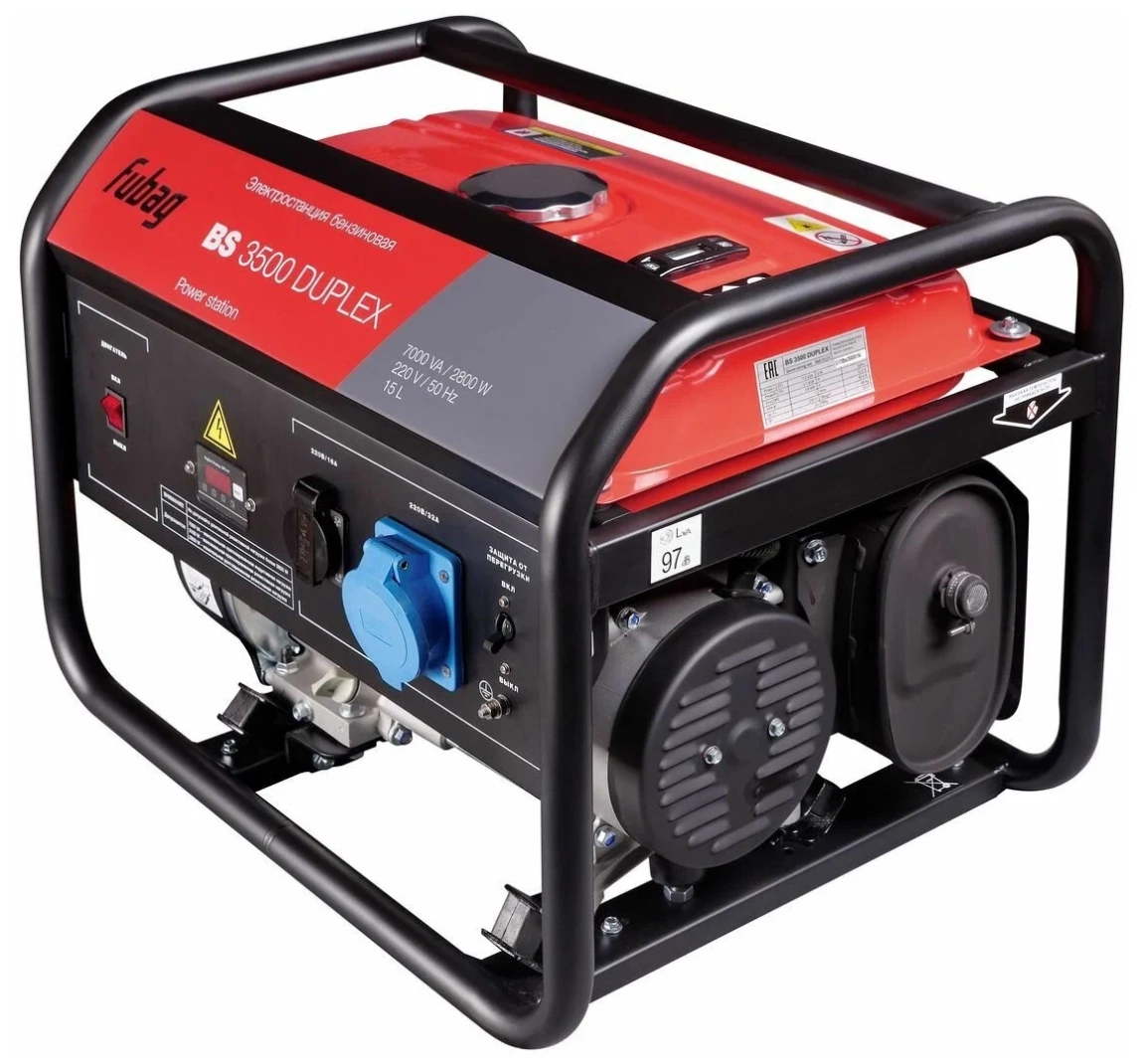 Бензиновый генератор FUBAG BS 3500 Duplex - 3