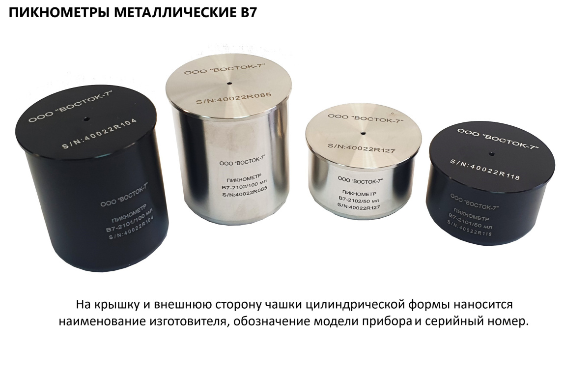 Пикнометр металлический - 1