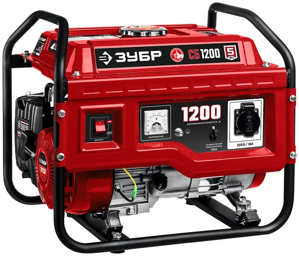 Бензиновый генератор ЗУБР СБ-1200