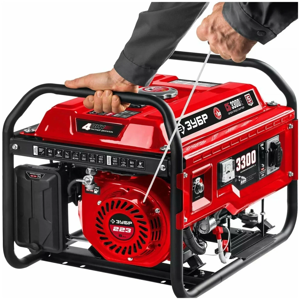 Бензиновый генератор ЗУБР СБ-3300 - 1