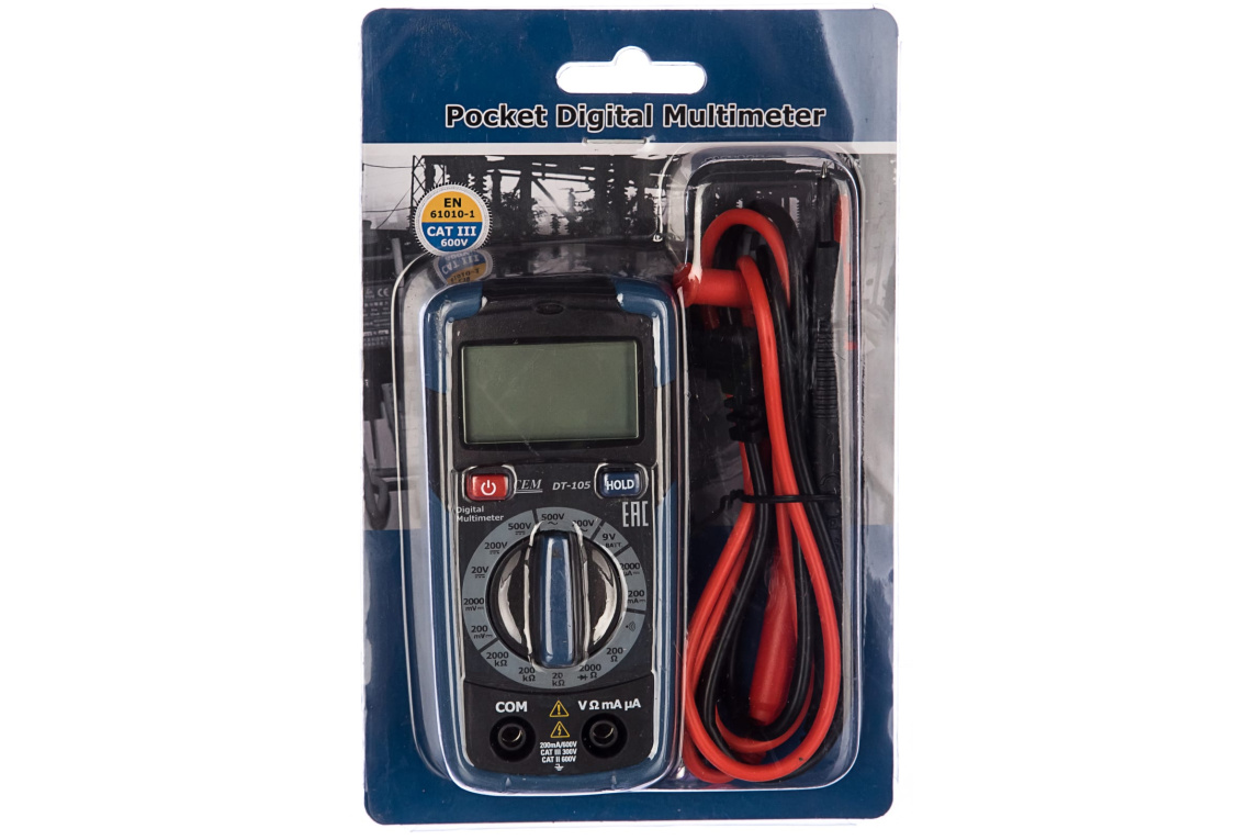 Карманный мультиметр CEM DT-105 - 2