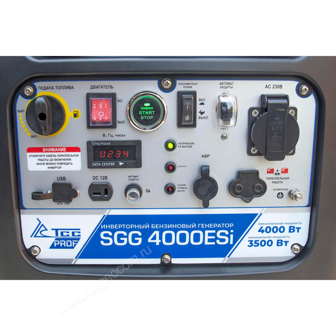 Инверторный генератор TSS SGG 4000ESi с АВР - 4
