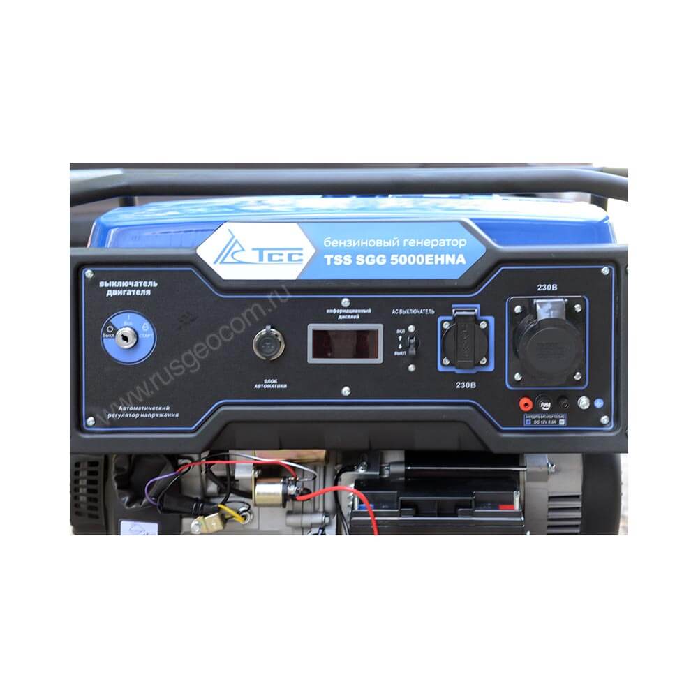 Бензиновый генератор TSS SGG 5000EHNA с АВР - 5