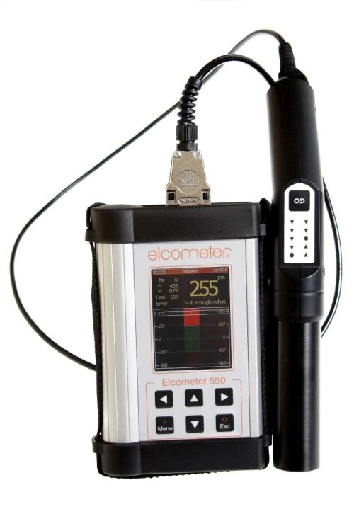 Elcometer 550 бесконтактный измеритель толщины порошкового покрытия
