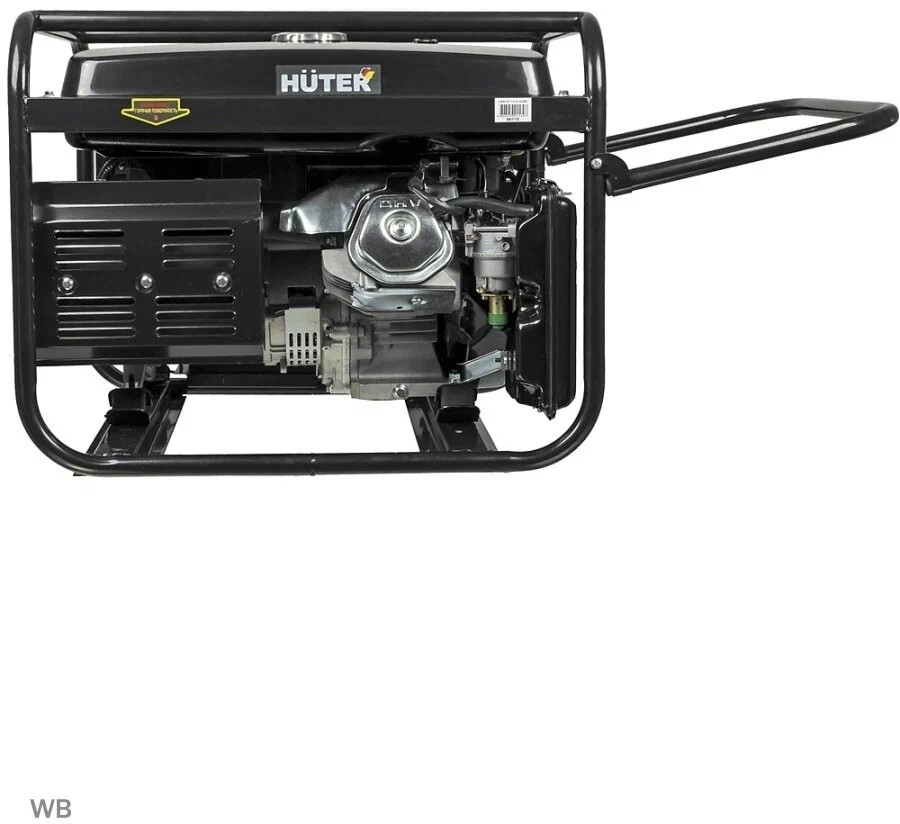 Бензиновый генератор HUTER DY6500LX с колесами - 5