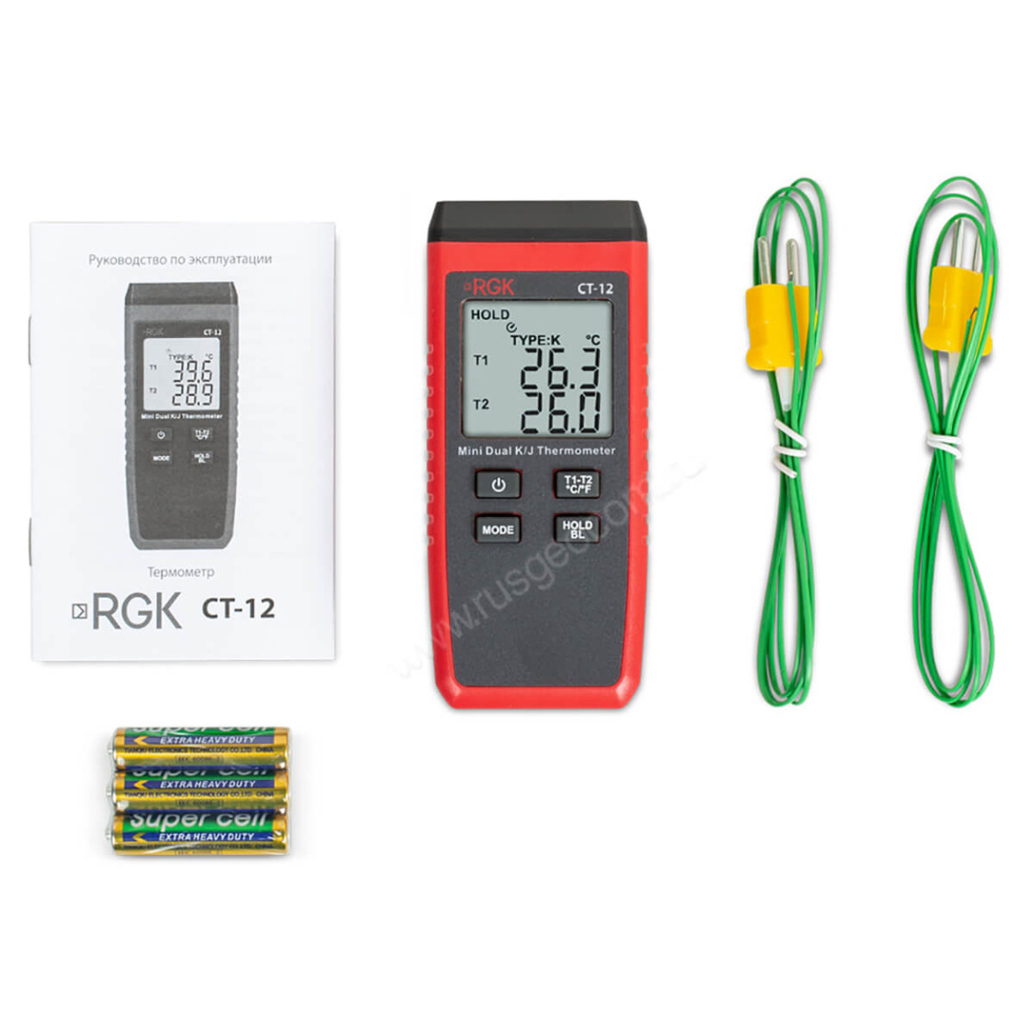 Термометр RGK CT-12 с поверкой - 4