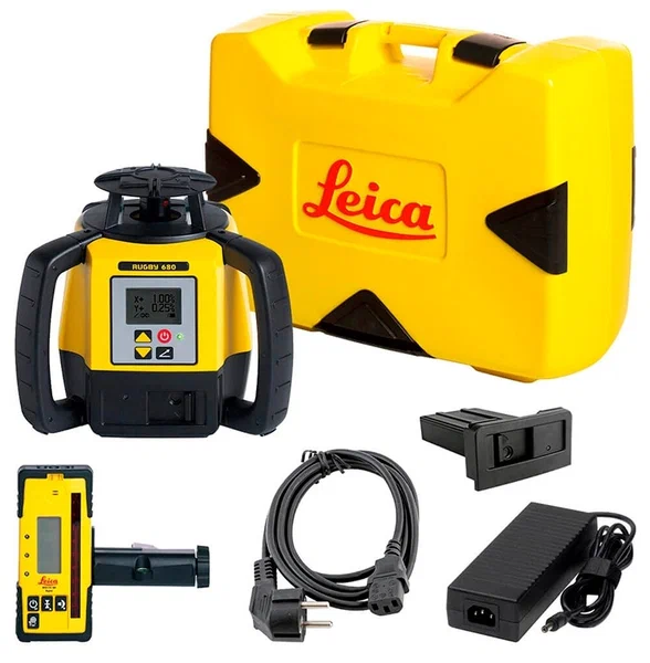 Ротационный нивелир Leica Rugby 680 комплект - 3