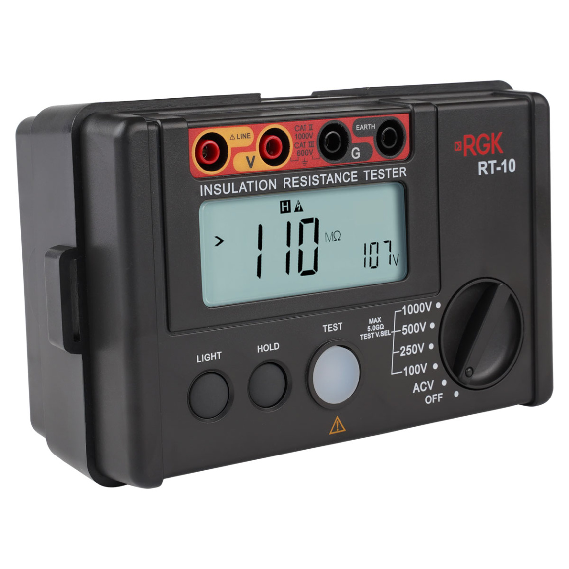Цифровой мегаомметр RGK RT-10 - 1