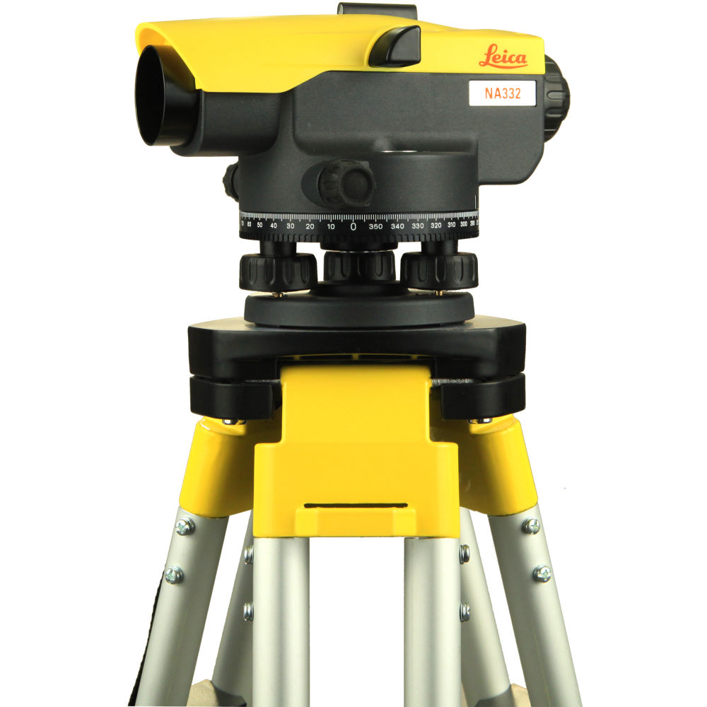 Комплект оптический нивелир Leica NA 332 штатив рейка - 3 в 1 с поверкой - 5