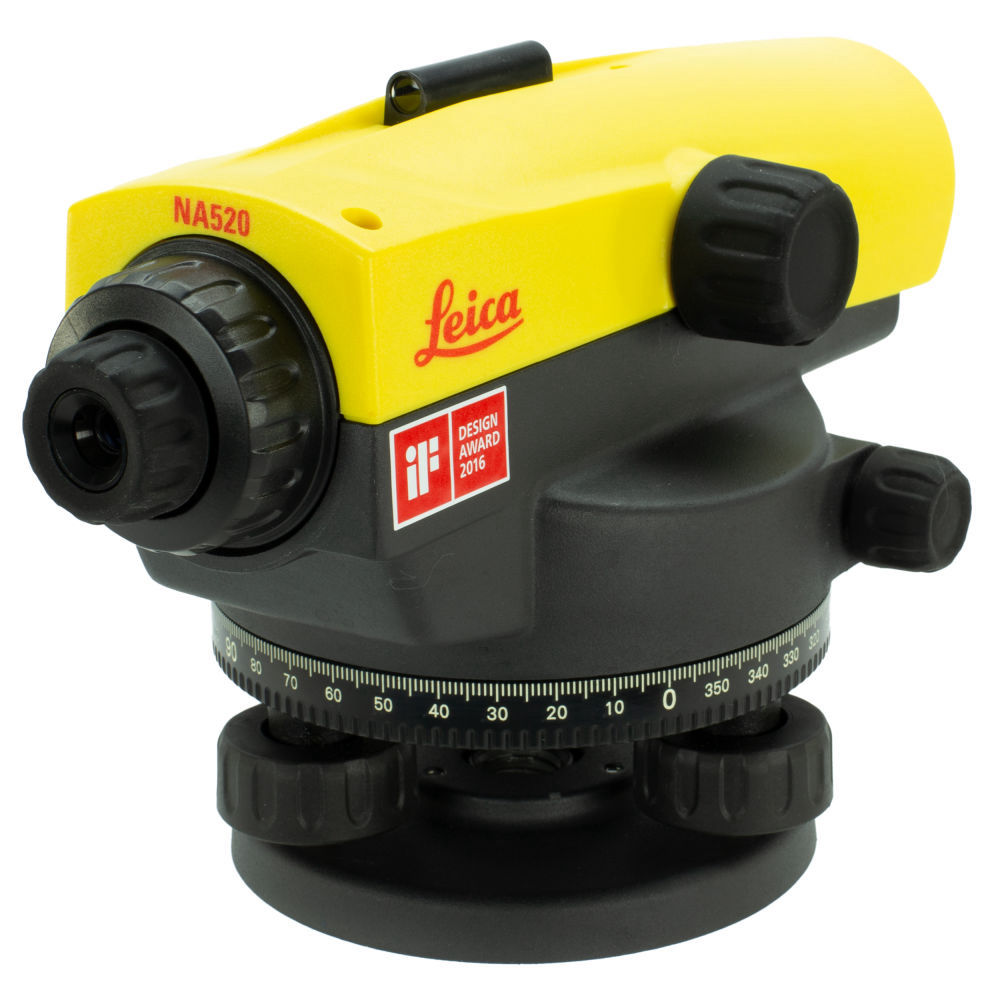 Комплект оптический нивелир Leica NA 520 штатив рейка - 3 в 1 с поверкой - 3