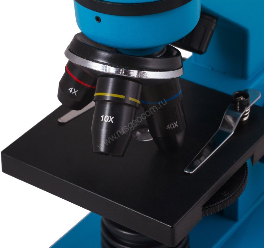 Микроскоп Levenhuk Rainbow 2L Azure (Лазурь) - 5