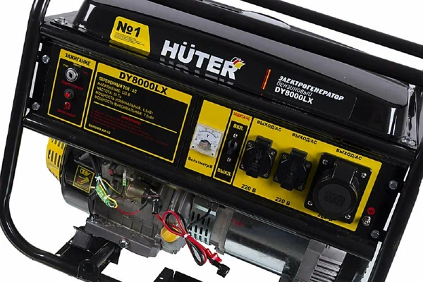 Бензиновый генератор HUTER DY8000LX - 5