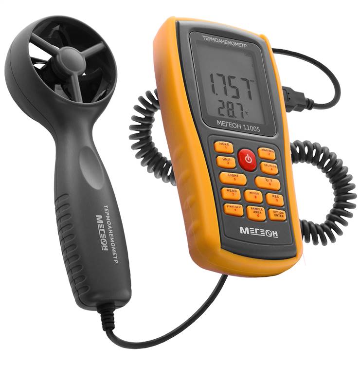 МЕГЕОН 11005 Термоанемометр с выносным датчиком - 1