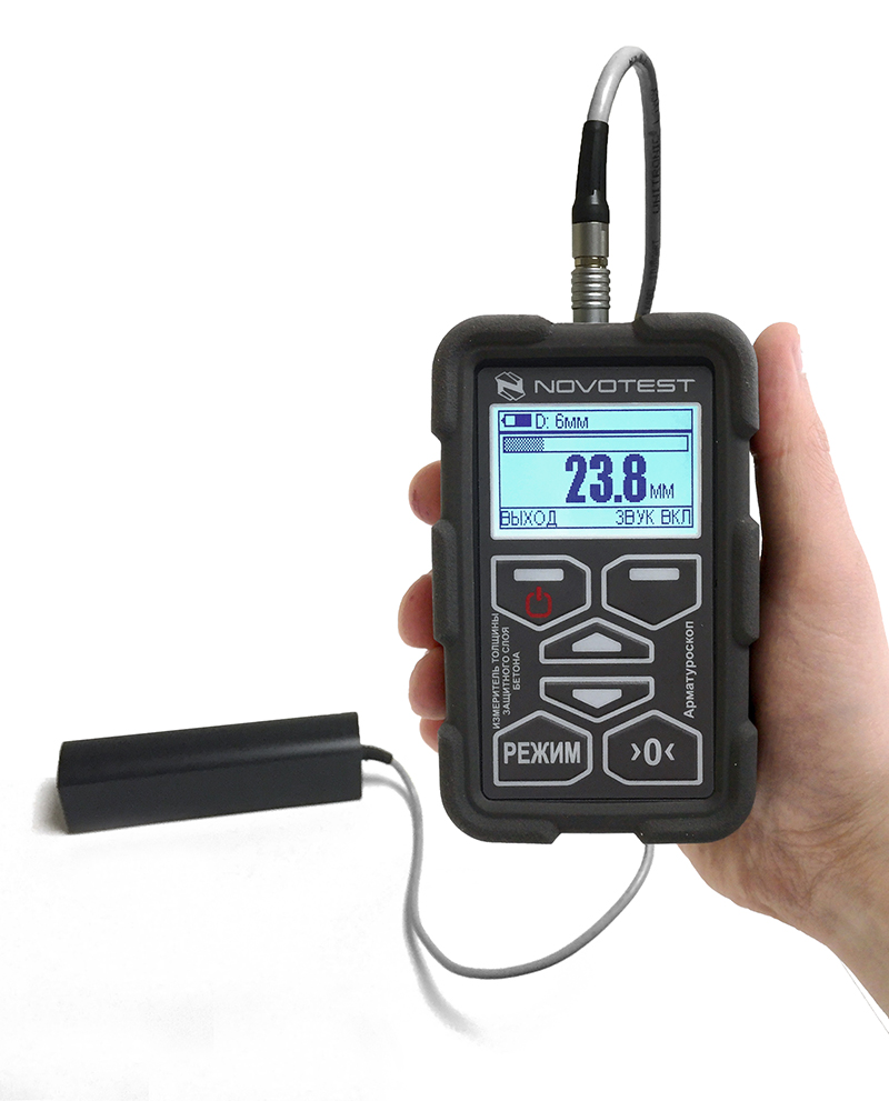 NOVOTEST измеритель толщины защитного слоя бетона (арматуроскоп) - 1