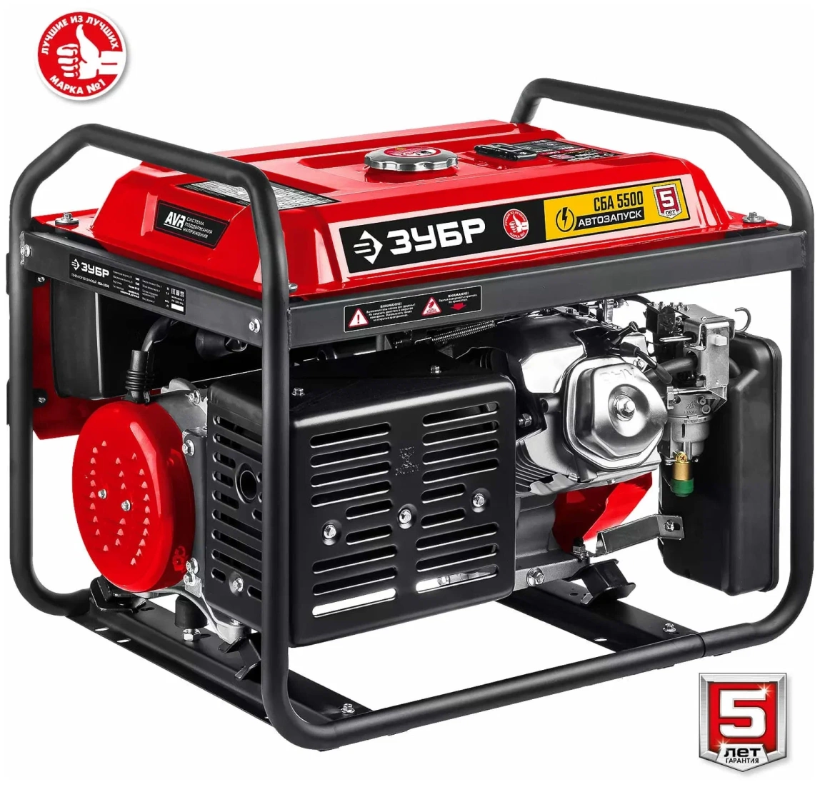 Бензиновый генератор ЗУБР СБА-5500 с АВР - 8