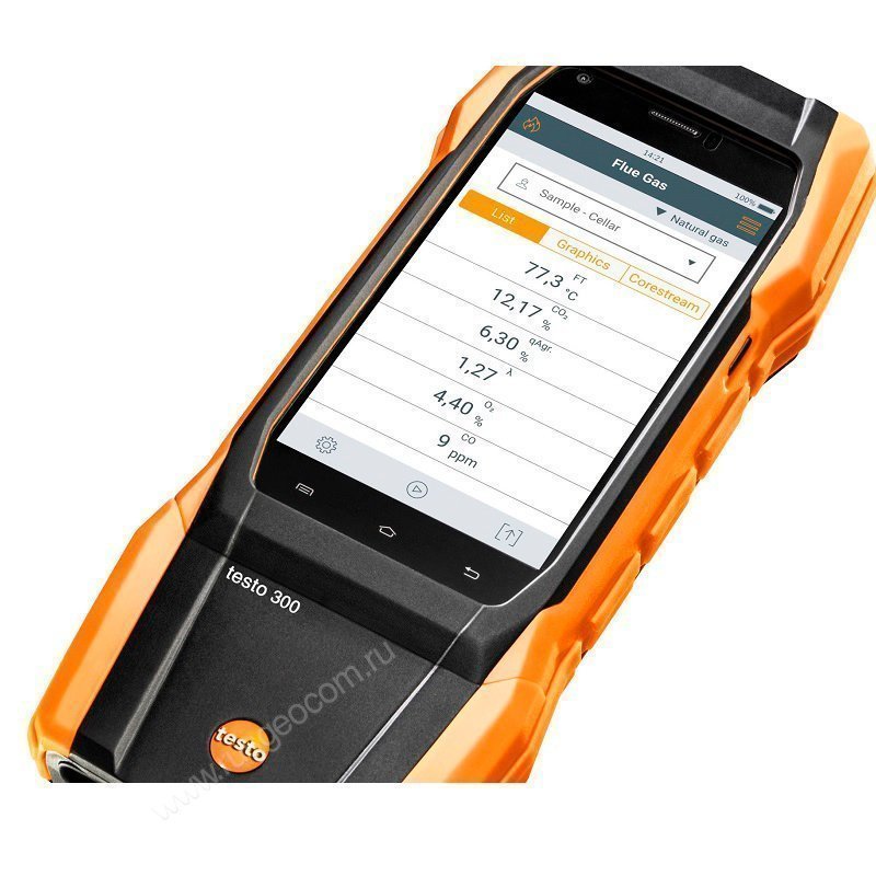 Комплект Testo 300 (O2, CO с H2-компенсацией до 8000 ppm) - 2