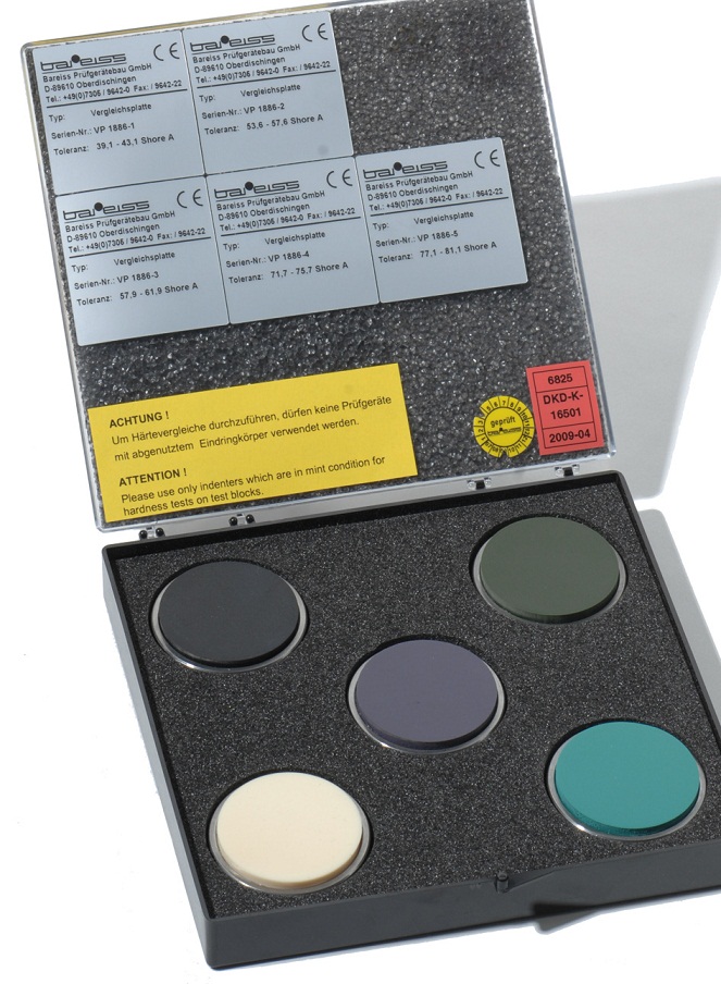 Bareiss Комплект мер твёрдости Шора тип A - 1