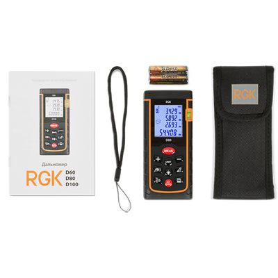 Лазерный дальномер RGK D80 - 1
