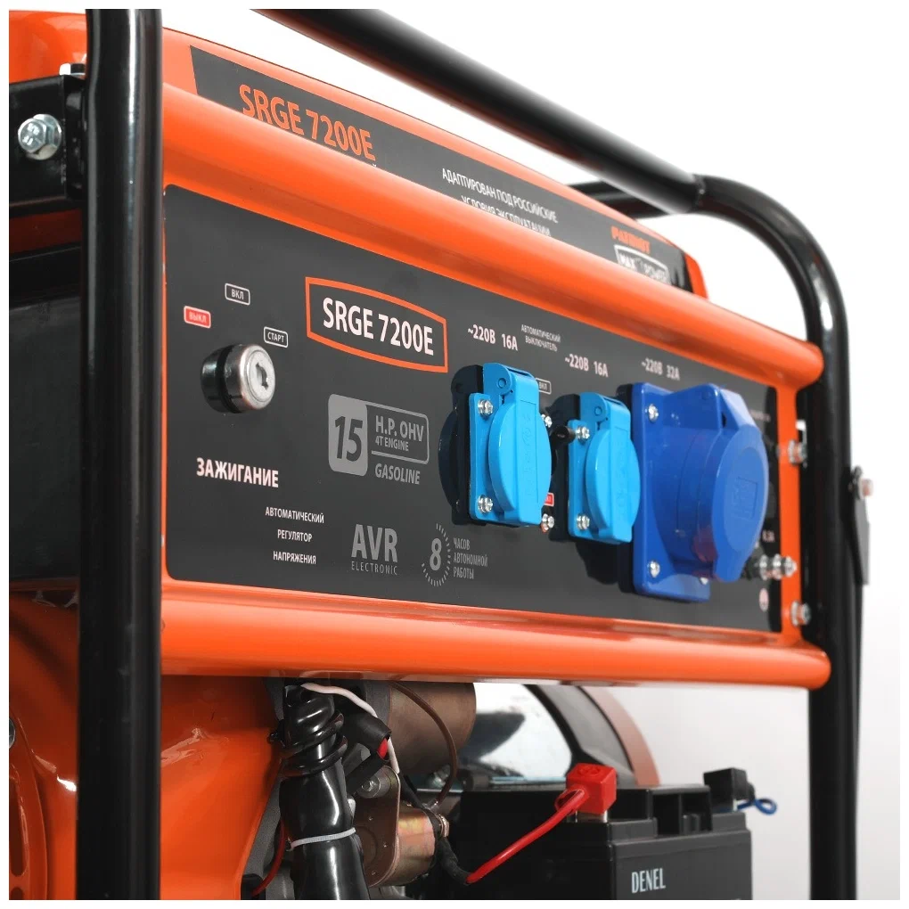 Бензиновый генератор Patriot Max Power SRGE 7200E - 1