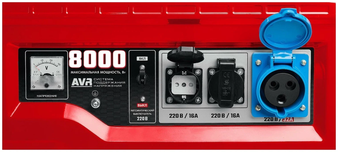 Бензиновый генератор ЗУБР СБ-8000 - 2