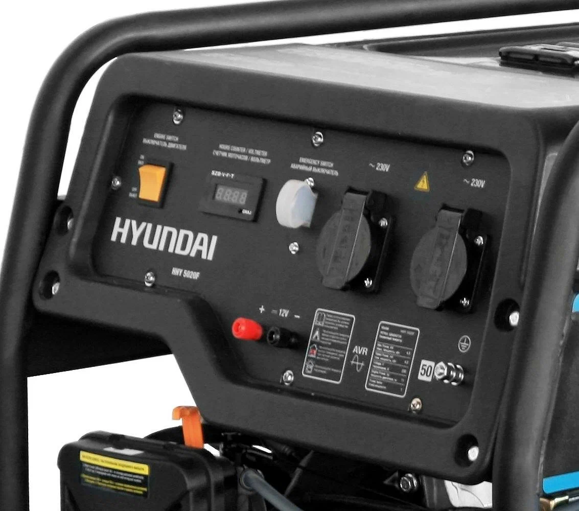Бензиновый генератор Hyundai HHY 5020F - 6