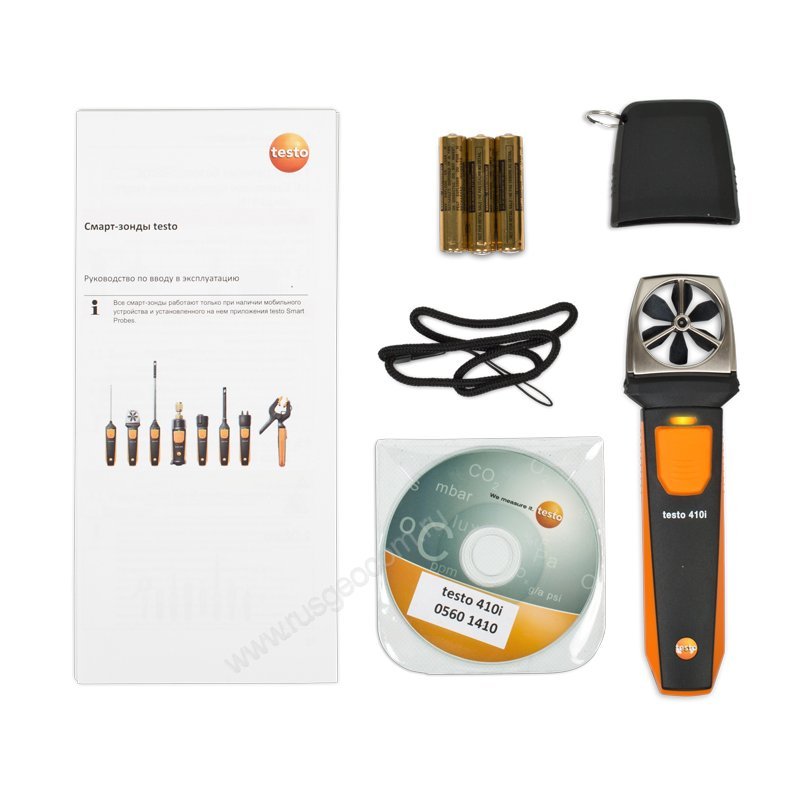 Смарт-зонд анемометр с крыльчаткой Testo 410i - 2