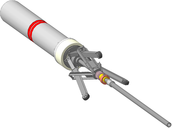 Внутритрубная тележка для труб Ø 159 ÷ 820 мм зонтичного типа в футляре - 6