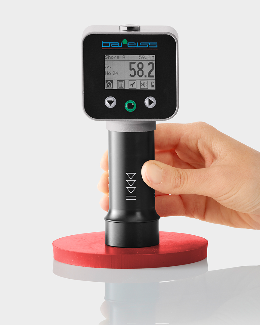 Bareiss BS 61 II механический штатив с твердомером (дюрометром) цифровым HPE III Шор А - 4