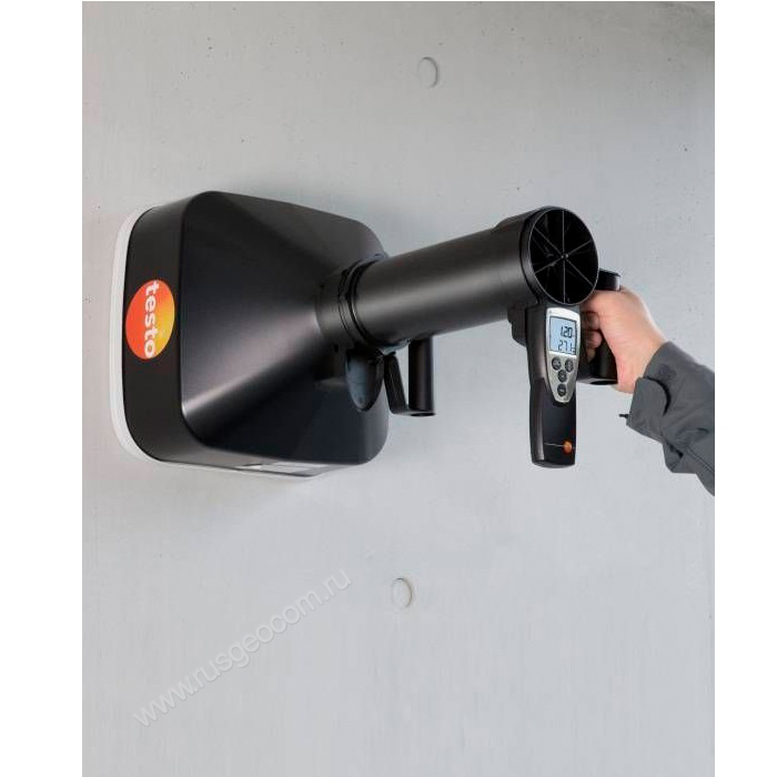 Комплект 2 Testo 417 анемометр, набор воронок и выпрямитель потока - 1