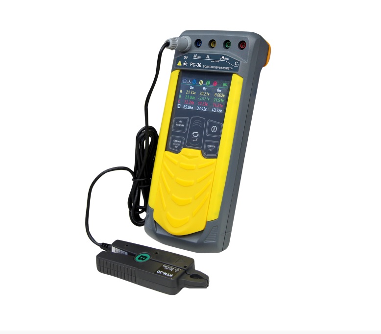 РС-30 с клещами КТИ-30 вольтамперфазометр с поверкой