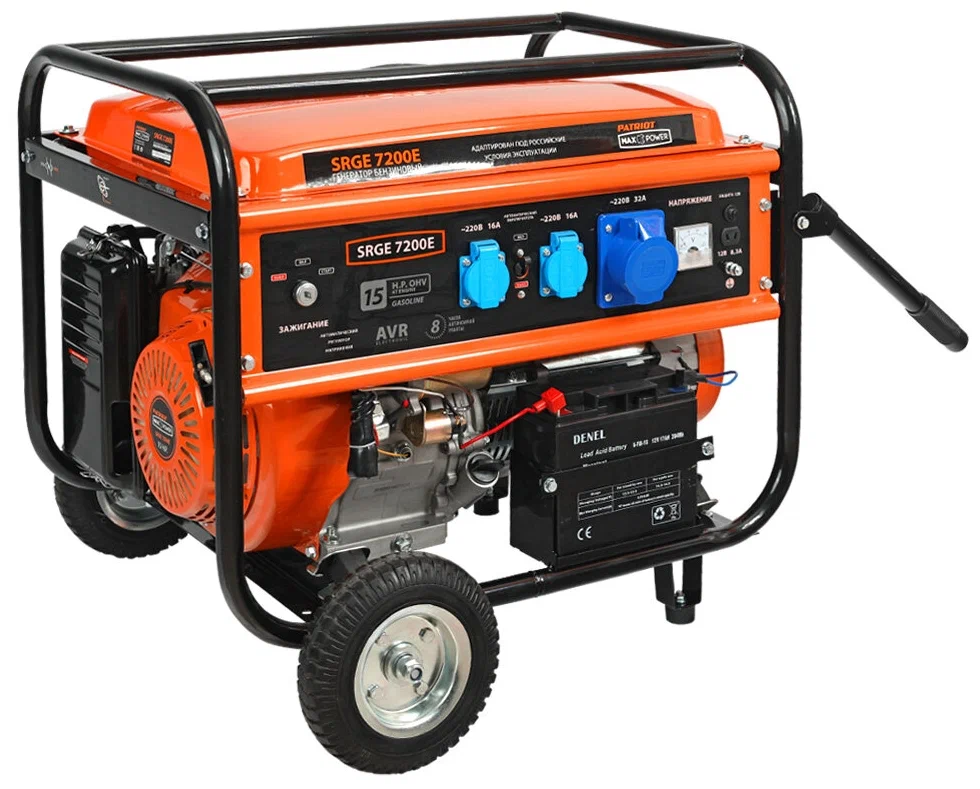 Бензиновый генератор Patriot Max Power SRGE 7200E