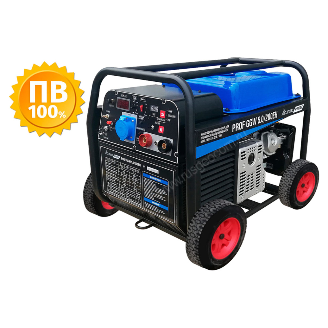 Сварочный генератор TSS PROF GGW 5.0/200EH - 1