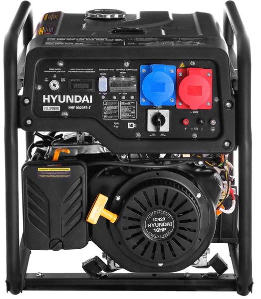 Бензиновый генератор Hyundai HHY 9020FE-T - 4