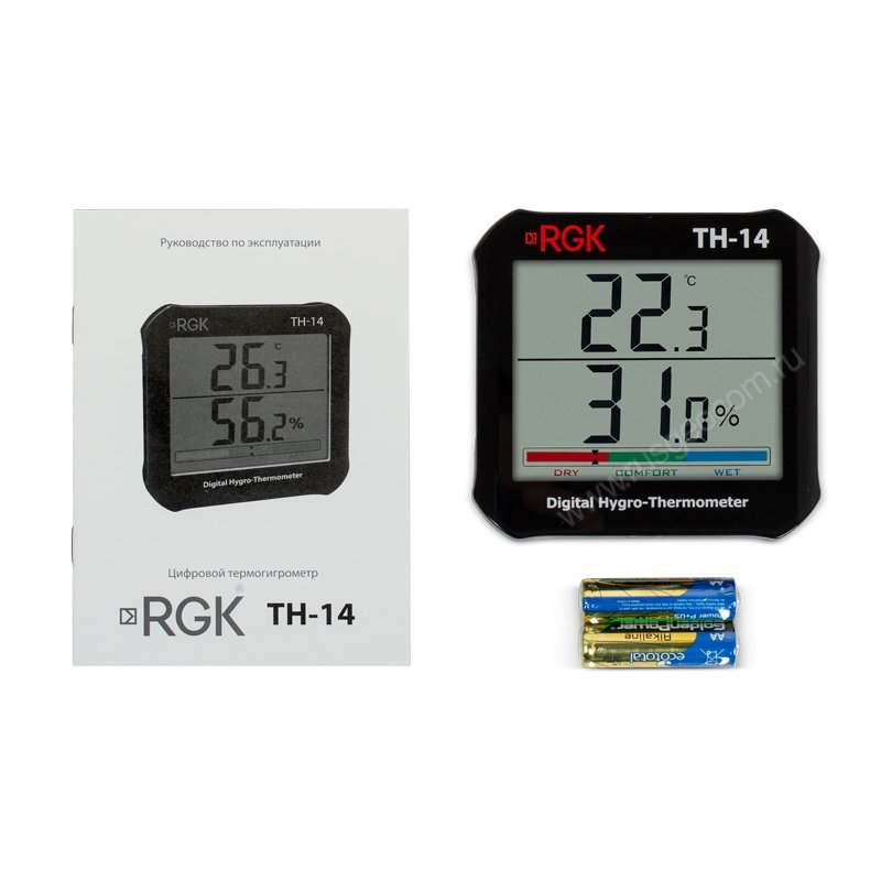Термогигрометр RGK TH-14 с поверкой - 4
