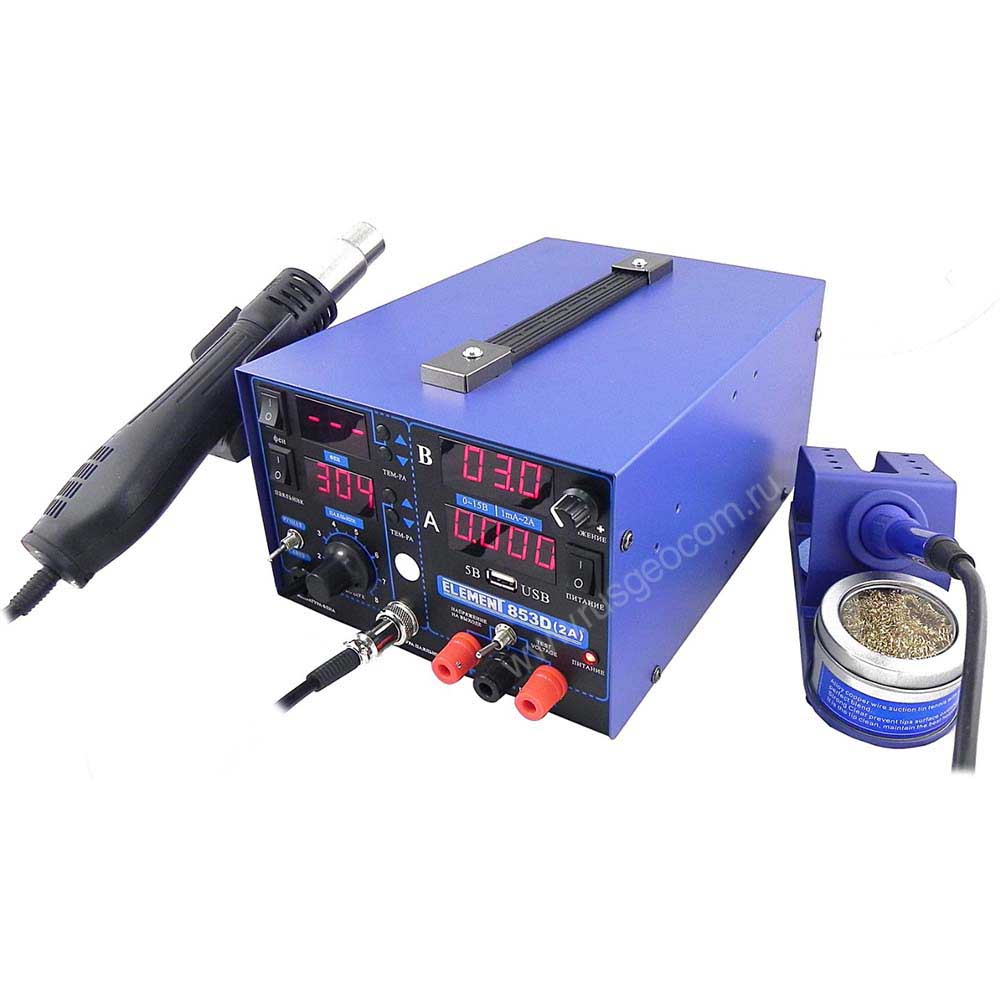 Паяльная станция ELEMENT 853D - 1