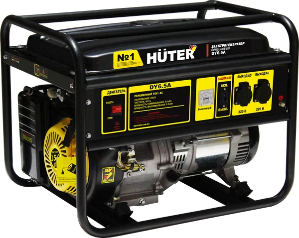 Бензиновый генератор HUTER DY6.5A