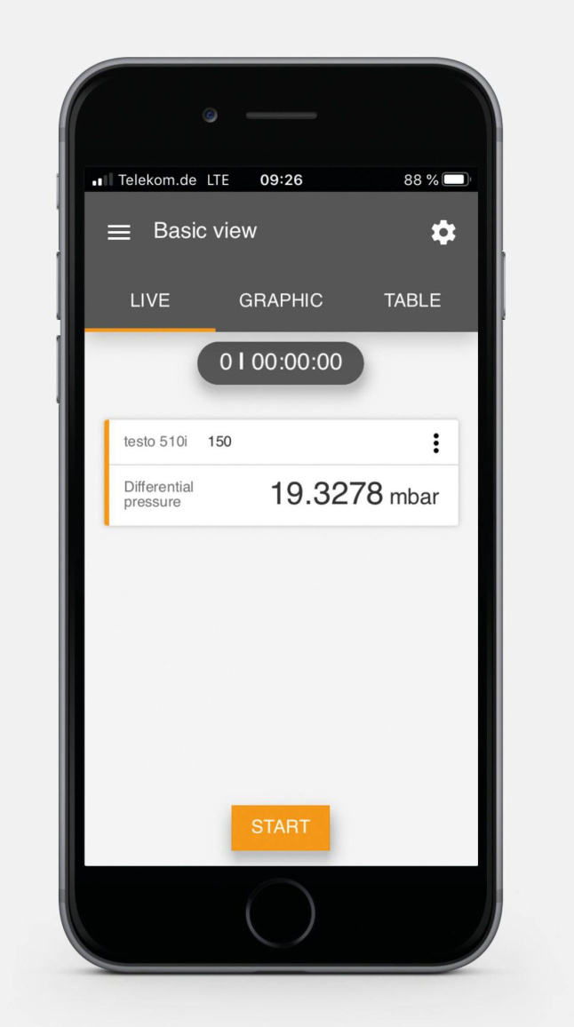Смарт-зонд манометр дифференциального давления Testo 510i - 3