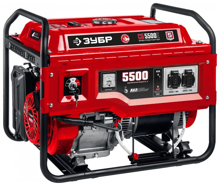Бензиновый генератор ЗУБР СБ-5500Е