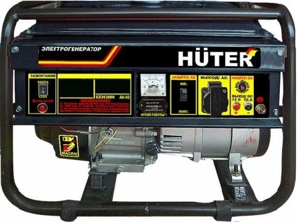 Бензиновый генератор HUTER DY5000L - 1