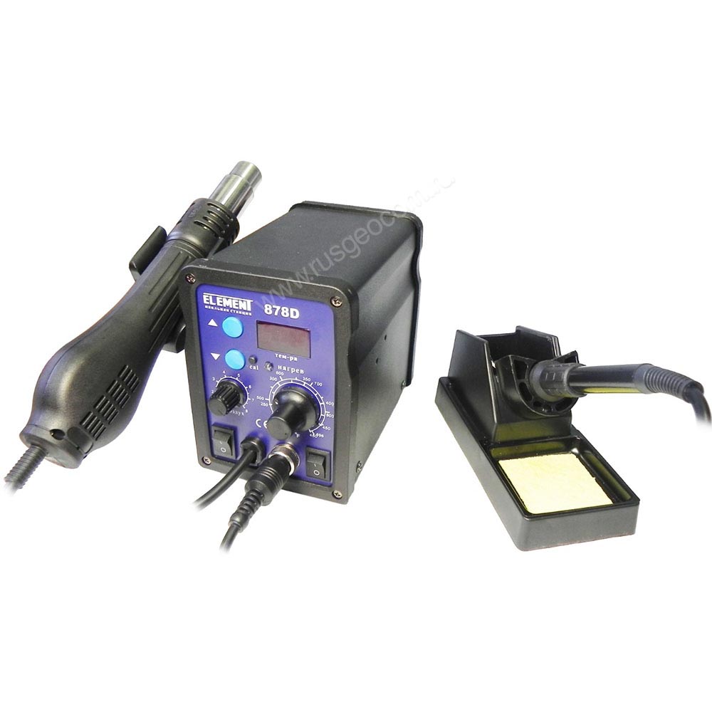 Паяльная станция ELEMENT 878D - 1