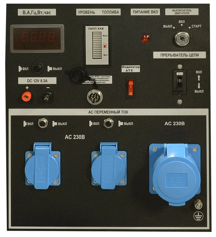 Бензиновый генератор TSS SGG 10000EHA - 1