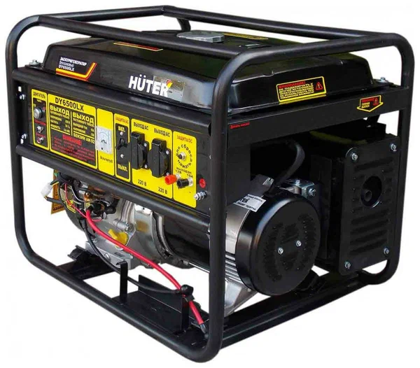 Бензиновый генератор HUTER DY6500LX - 2