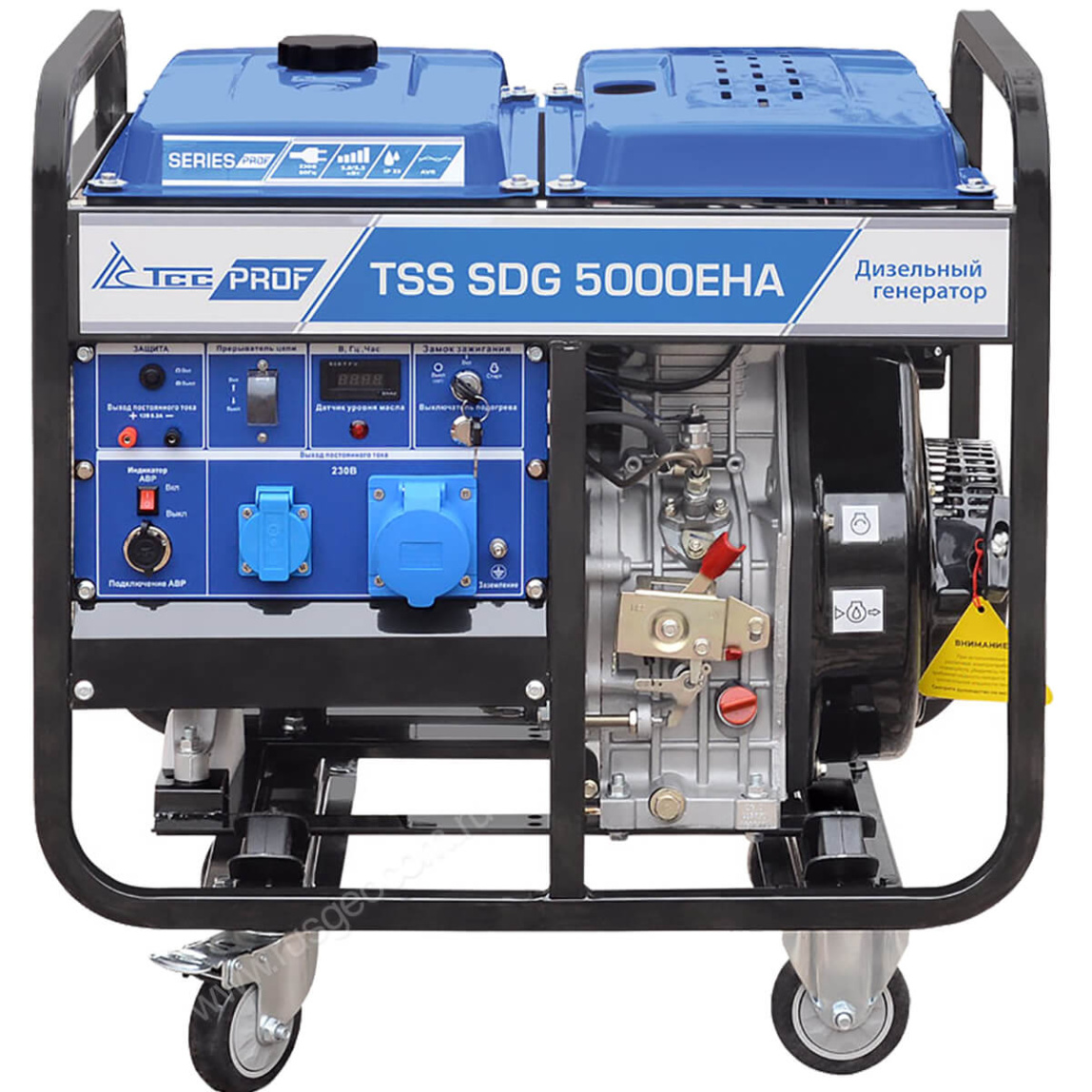 Дизельный генератор TSS SDG 5000EHA с АВР - 1
