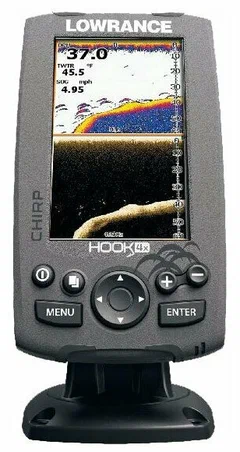 Картплоттер с эхолотом Lowrance HOOK-4 Mid/High/DownScan™