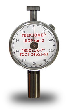 ТВР-D твердомер (дюрометр) Шора тип D с аналоговым индикатором